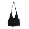 Bolsa Tote Casual com Cordão Japonesa e Coreana para Mulheres 2025 Nova Bolsa Casual de Grande Capacidade para o Dia a Dia Bolsa de Ombro Transversal Fashion