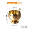 Taza Alta de Helado Estilo Coreano de Acero Inoxidable, Bol para Postre, Bol para Ensalada, Taza para Snacks de Bar, Taza para Postres de Cafetería
