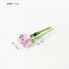 Zibo Glass Ramo de Rosas Hecho a Mano Combinación Flor Eterna de Vid Decoración de Escritorio Regalo para el Día de San Valentín