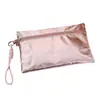 Nuevo bolso de mano de PU con purpurina de alta gama transfronterizo, bolsa de maquillaje, monedero, bolsa simple para guardar lápiz labial y tarjetas, bolsa para teléfono