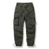 Comercio Exterior Transfronterizo Nuevos Pantalones Cargo Multibolsillos para Hombre Juvenil al Aire Libre Color Sólido Casual Simples Leggings Diarios Pantalones Casuales