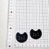 Lindo Gato Corazón Brillante Pasador Llavero Joyería DIY Funda de Teléfono Móvil Agujero Zapato Crema Pegamento Accesorios Mayoreo