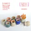 Maceta para pulgar suculenta mini mini maceta para pulgar maceta de cerámica para flores suculentas planta creativa flor pequeña Ma Long mesa Mai Tai Bao