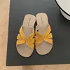 Sandalias Planas Cómodas de Cuero con Tira Cruzada, Combinan con Todo, para Playa