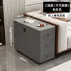 Mesa Auxiliar de Sofá, Gabinete Lateral, Gabinete de Almacenamiento Lateral, Mesa de Centro Móvil para el Hogar con Gabinete Lateral, Gabinete de Almacenamiento de Mesa de Café Simple y Moderno para Sala de Estar