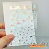 Cara Cara Autoadhesivo Maquillaje Pegatina Ceja Diamante Pegatina Bola de Diamante Niños Mariposa Tul Hilo de Seda Escenario Actuación