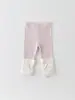 Meias Empilhadas para Bebês e Crianças Pequenas Calças Leggings 2026 Novo Estilo Primavera Calças Versáteis Coreanas para Meninas Calças Longas Classe A
