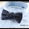 Traje formal para hombre casual británico coreano poliéster doble corbata de moño fabricantes de corbatas de moño de moda en stock