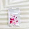 Bolsa de accesorios para decoración de uñas Flash Ice Pink, con lazo de luna, camelia y hada