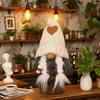 Estación independiente transfronteriza tejido pareja mano-molido café muñeca adornos café restaurante escena vestido accesorios al por mayor