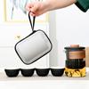 Conjunto de chá de viagem Terno Copo Expresso Um Bule Quatro Copos reunião anual Festival presente comercial conjunto de chá portátil para exterior presente
