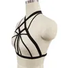 Sutiã ZIZ estilo europeu e americano com gola halter, design vazado, tiras cruzadas e detalhes cut-out sexy