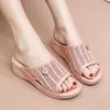 Nuevas Pantuflas de Verano para Casa, Pantuflas Baratas para Puestos Callejeros, Cómodas y Resistentes al Desgaste Pantuflas de Tacón Alto para Mujer, Venta al Por Mayor Transfronteriza en Stock