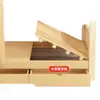 Litera de madera maciza, cama doble para adultos, litera alta y baja para dormitorios de personal, cama estándar de dos niveles para niños