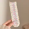 Pinza para el Cabello Infantil de Ala Ancha con Diseño Floral para Niñas, Diadema No Dañina, Pinza para Flequillo, Pasador, Herramienta de Peinado