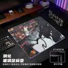 Alfombrilla de ratón de cristal micrograbado para gaming profesional de e-sports, estilo peculiar, lisa, impermeable y resistente a las manchas