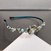 Nueva y exquisita diadema de cristal con diamantes de imitación de hadas, diadema hecha a mano, horquilla para el cabello que combina con todo, accesorios para el cabello, tocado, cabello a presión