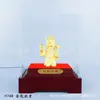 Adornos de Dragón Dorado de Arena de Terciopelo para Atraer Riqueza, Artesanías, Mueble de TV para Sala de Estar, Decoración de Oficina, Dragón del Zodíaco, Regalos para Inauguración de Casa y Apertura