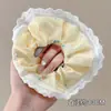 Ligas para el cabello extragrandes estilo perezoso, estilo coreano, cuerdas para el cabello extragrandes, accesorios para el cabello de alta gama para niños, ligas elásticas duraderas para el cabello, flores para el cabello