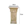 Vaso de Flores Grande Estilo Europeu Romano Coluna Jardim Adereços Vintage Pátio Jardim Villa Entrada Piso Suporte Vaso de Flores Grande