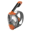 Máscara de Buceo Popular Transfronteriza para Adultos y Niños, Máscara de Snorkel Completamente Seca, Respirador Facial Completo Antivaho, Equipo de Natación