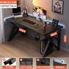 Escritorio de Computadora Mesa y Silla de Escritorio para el Hogar Mesa de E-Sports Escritorio para Transmisiones en Vivo Escritorio de Estudio para Dormitorio Escritorio Sencillo para Dormitorio