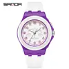 Reloj Infantil Sanda Kidsren Tj Estudiantes de Primaria Creativo Doce Constelaciones Reloj Impermeable Luminoso Digital de Cuarzo