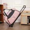 Mala de rodinha de viagem de grande capacidade para homens e mulheres, mala de bordo dobrável, bagagem multiuso, bolsa esportiva, pode ser definida LOGO