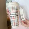 Taza de Café Acompañante Taza Termo de Acero Inoxidable 316 Gran Capacidad Portátil Unisex Taza de Doble Bebida Ventosa de Alta Gama