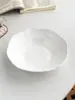 Pedidos de Fábrica: Tigelas e Pratos de Cerâmica de Luxo com Relevo Estilo Francês para Sobremesa e Salada