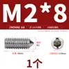 Aço Inoxidável 304/316 Soquete Sextavado Ponta Afiada Parafuso de Fixação Cabeça Cega para Máquina M4M5M6M8M10