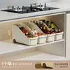 Caja de almacenamiento para cocina para utensilios de cocina, gabinete con ruedas, caja de almacenamiento para botellas de condimentos, estante de almacenamiento con ruedas y rodillos