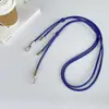 Cor Sólida Multitom Couro de Luxo Fivela de Metal Alça Transversal Ajustável Alça de Pescoço Adequado para Bolsas de Celular Cordão Feminino