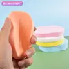 Esponja de PVA al por mayor, esponja para lavar la cara, esponja de maquillaje, borla para polvos, esponja absorbente de algas marinas, suave para limpiar, esponja desmaquillante, borla limpiadora