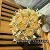Paquete de Material de Envoltura de Flor de Rosa Brillante Hecha a Mano para Bricolaje Popeye Ama las Espinacas Regalo de Boda Original Antiguo