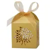 Etiquetado Transfronterizo Caja de Dulces para Boda Árbol de la Vida Corte Láser Caja de Dulces Árbol Grande Fiesta Navideña Shenzhen Caja de Azúcar Stock Listo