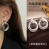 Brincos Geométricos de Linha Únicos de Luxo Brincos Argola Grandes Minimalistas Brincos de Estilo Minimalista Exagerado Únicos para Mulheres