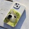 Funda para Teléfono Móvil iPhone 14 Perro Col Repollo Apple 16 Divertida 15 Promax Todo Incluido 13 Linda 11 Simple y Aplicable
