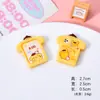 Funda para Teléfono Móvil con Estampado de Gatito y Cachorro de Dibujos Animados Accesorios de Resina Casa de Muñecas para Niños Decoración DIY Pasador Accesorios para el Cabello Colgante