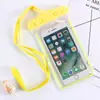 Bolsa impermeável luminosa para celular, bolsa à prova d'água para áreas externas, praia, natação, mergulho, câmera, fotografia, bolsa de água de 6 polegadas
