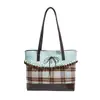 Estilo Coreano Floral Fresco 2026 Encaje Nuevo Gran Capacidad para Viajar Cuadros Bolso Tote de un Solo Hombro/de Mano para Mujer