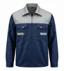 Roupa de trabalho para homens, de manga comprida, personalizável com logotipos impressos, adequada para fábricas de reparo automotivo, conjunto primavera/outono, durável e resistente a manchas