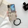 Funda para Teléfono Oppofinn2Flip Dibujos Animados Marca de Moda Estampada FindN2Flip Funda de Cuero de Lujo Portátil