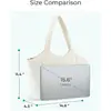 Amazon Bolso Nuevo Bolso Tote con Cremallera Bolso de Mano para Viaje Bolso de Hombro Acolchado con Plumas Bolso de Mano