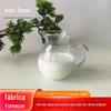 Jarra de Leite Pequena de Borossilicato Alto Transparente Camada Única Xícara de Café Espresso Jarra de Leite Pequena Café com Alça Mini Jarra de Leite