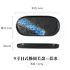 Atacado de fábrica placa de sushi de pedra cerâmica japonesa oval longa placa de churrasco bandeja simples placa de sobremesa atacado