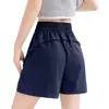 Shorts de Trabalho Secagem Rápida Estilo Americano Cintura Tridimensional Feminino Verão 2026 Novo Cintura Alta Solto Fino Perna Larga Calça Reta