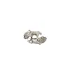 Anillo Hueco de 6.2m con Base Puntiaguda Zircón Diamante Ss29, Nuevo Modelo de Xiaohongshu y Douyin, Suministro Transfronterizo Europeo y Americano