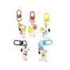Chaveiro Criativo de Desenho Animado Snoopy Chaveiro Cachorrinho Charlie Bolsas Masculinas e Femininas Pequenos Pingentes Pequenos Presentes Atacado