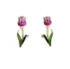 Brincos de Tulipa Estilo Fada Super Novos 2023 para Mulheres, Simples e Frescos, Brincos Modernos e de Alta Qualidade